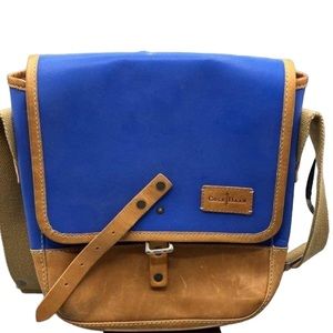 Cole Haan Leather Carry Satchel/ Messenger Bag